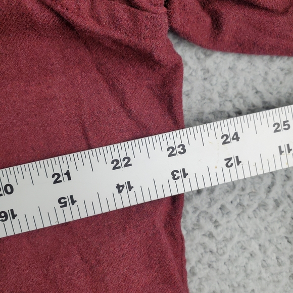 UNTUCKit Flannel Shirt Mens XL Red Maroon Button Up Sherwood Cotton Fall Classic - Picture 9 of 10